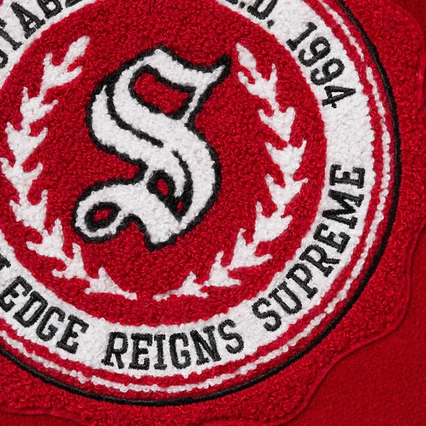 Supreme Veritas Varsity Jacket - Red (front)