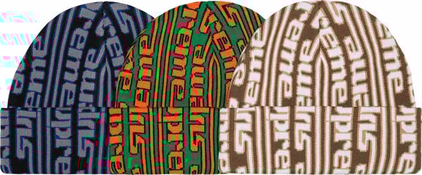 Supreme Vertical Logo Beanie - Product Image