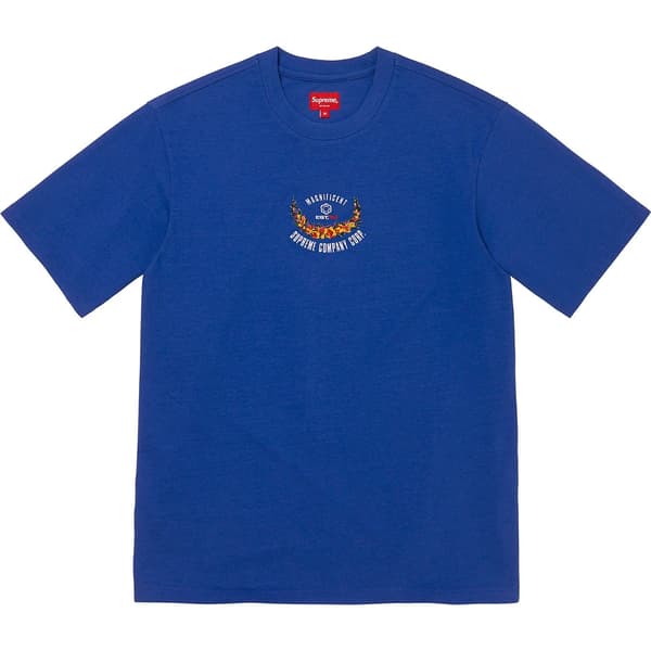 Supreme Victory S/S Top - Dark Royal (front)