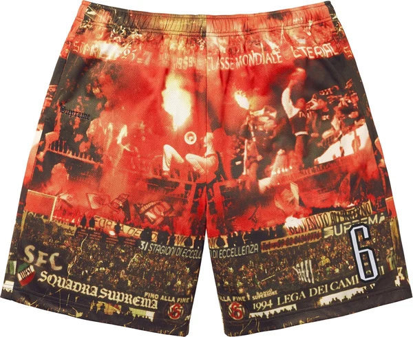 Supreme Vinci Por Noi Soccer Short - Multicolor (front)