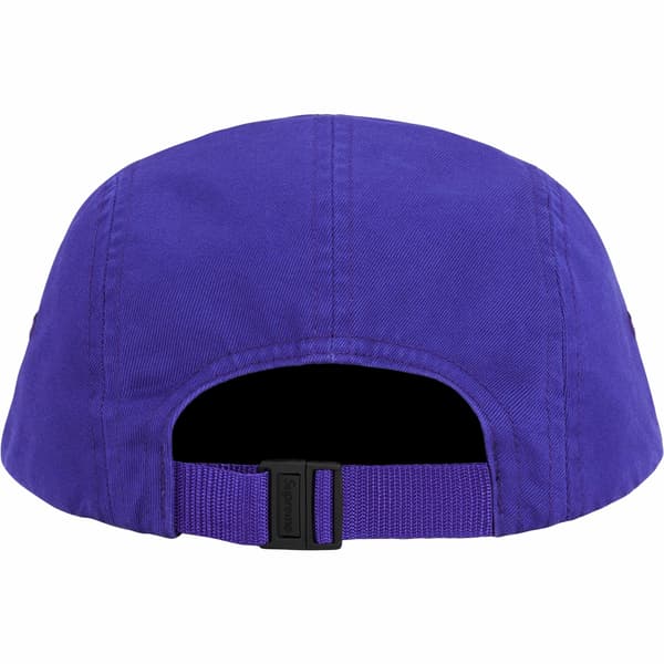 Supreme Visor Logo Camp Cap - Blue (front)