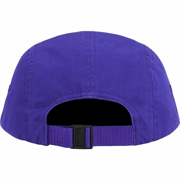 Supreme Visor Logo Camp Cap - Blue (front)