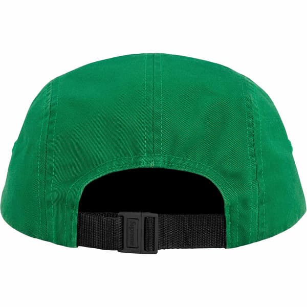 Supreme Visor Logo Camp Cap - Green (front)