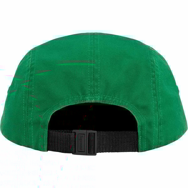 Supreme Visor Logo Camp Cap - Green (front)