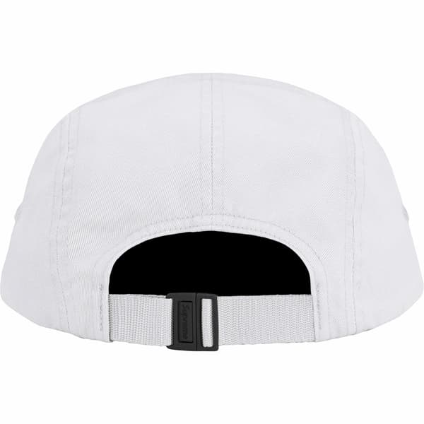 Supreme Visor Logo Camp Cap - Light Grey (front)
