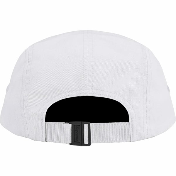 Supreme Visor Logo Camp Cap - Light Grey (front)