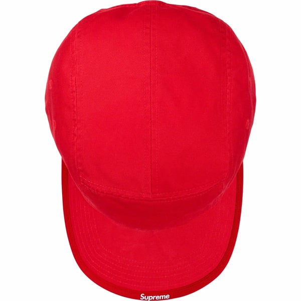 Supreme Visor Logo Camp Cap - Red (front)