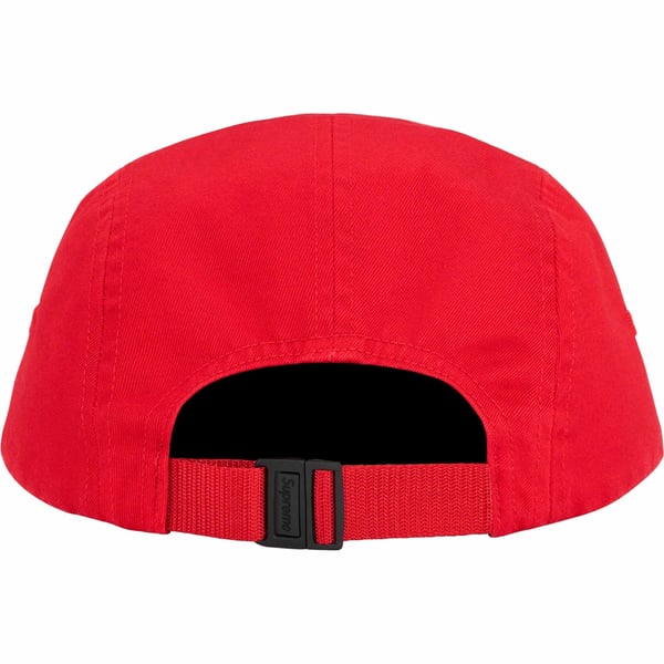 Supreme Visor Logo Camp Cap - Red (front)