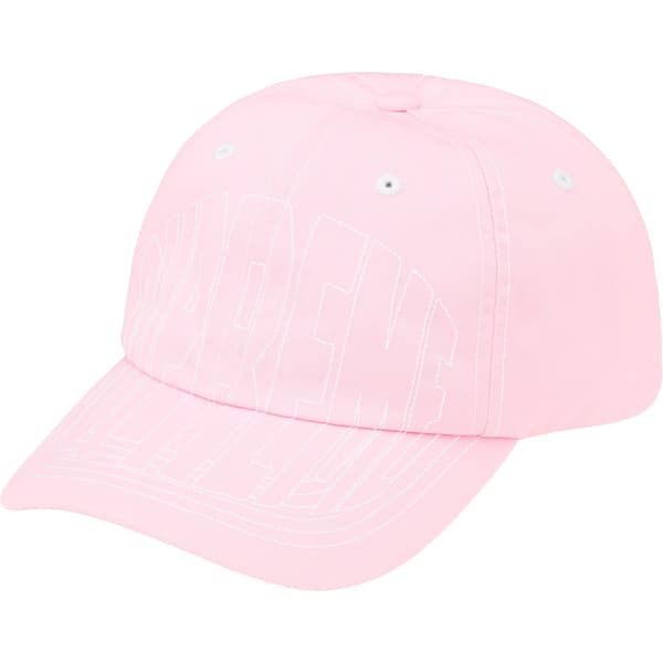 Supreme Visor Stitch 6-Panel - Light Pink (front)