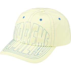 Supreme Visor Stitch 6-Panel Light Yellow