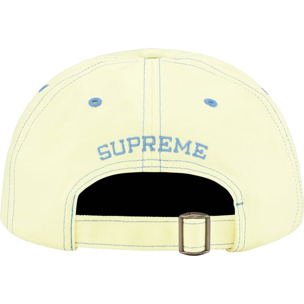 Supreme Visor Stitch 6-Panel - Light Yellow (front)