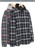 Supreme Waffle Plaid Hooded Shirt - Product Image