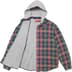 Supreme Waffle Plaid Hooded Shirt - Multicolor (front)