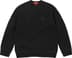 Supreme Waffle Small Box Sweater - Black (front)