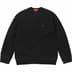 Supreme Waffle Small Box Sweater - Black (front)