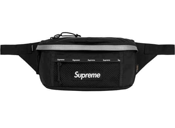 Supreme Waist Bag - Black (front)