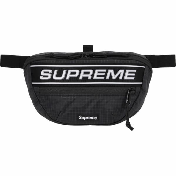 Supreme Waist Bag - Black (front)