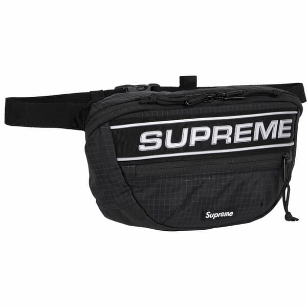 Supreme Waist Bag - Black (front)