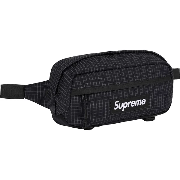 Supreme Waist Bag - Black (front)