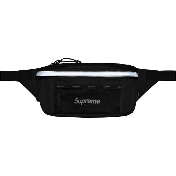 Supreme Waist Bag - Black (front)