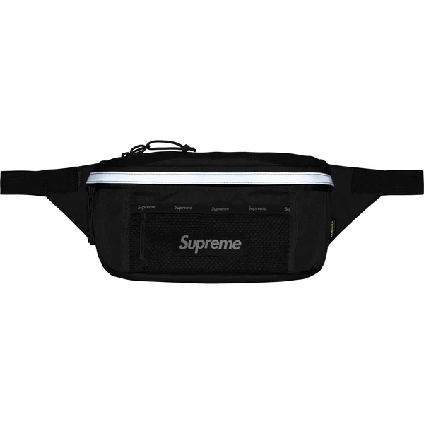 Supreme Waist Bag - Black (front)