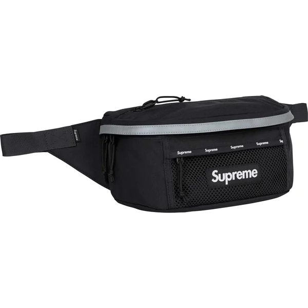 Supreme Waist Bag - Black (front)