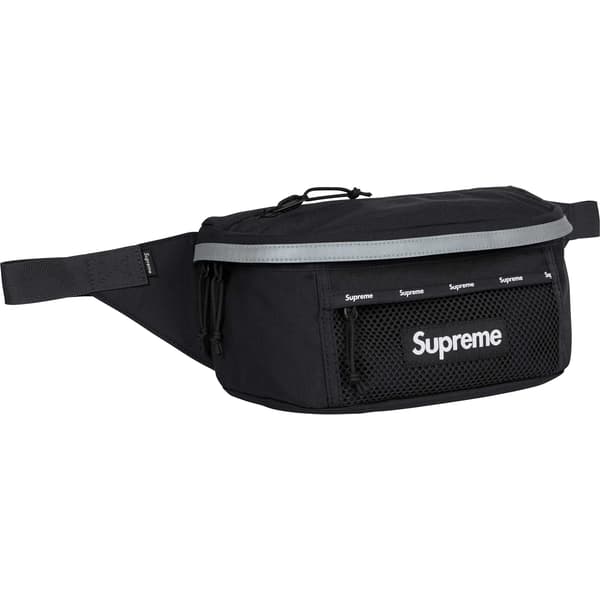 Supreme Waist Bag - Black (front)