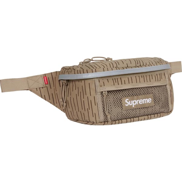 Supreme Waist Bag - Tan Raindrop (front)