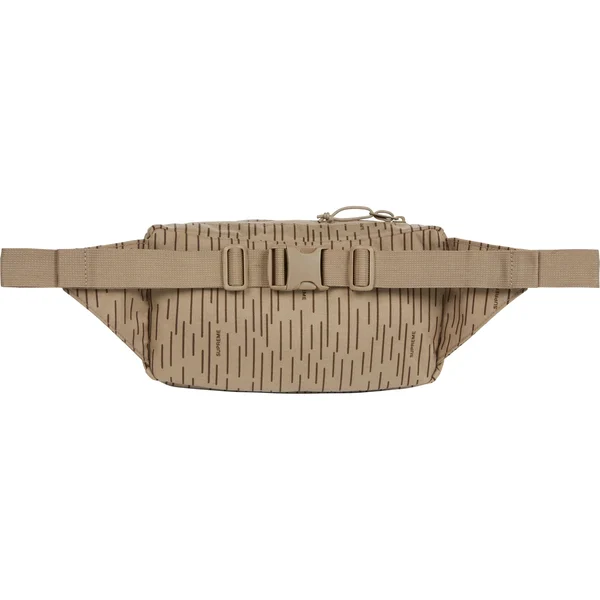Supreme Waist Bag - Tan Raindrop (front)