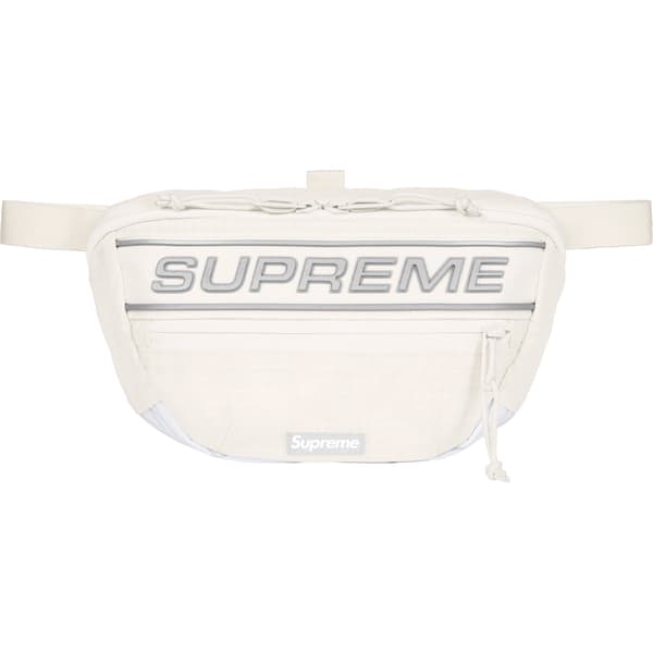 Supreme Waist Bag - White (front)
