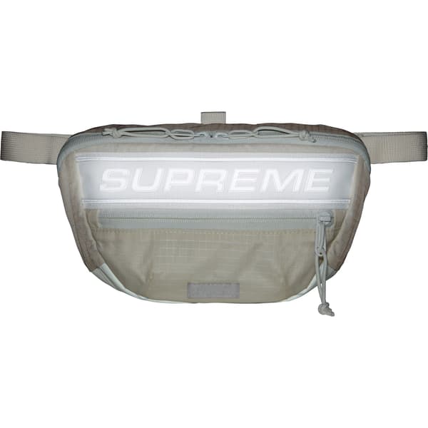 Supreme Waist Bag - White (front)