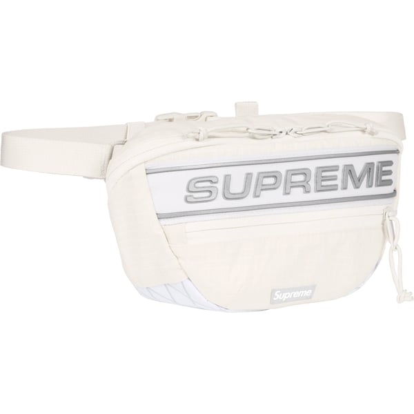 Supreme Waist Bag - White (front)