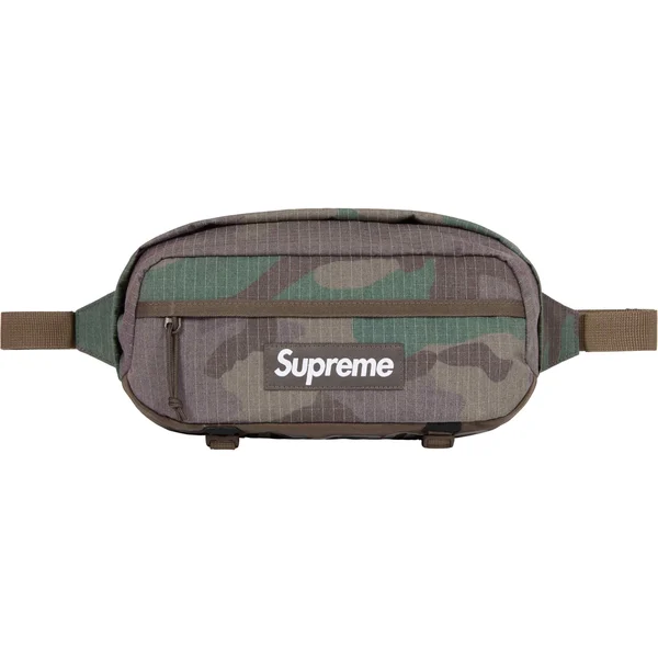 Supreme Waist Bag - Woodland Camo (front)