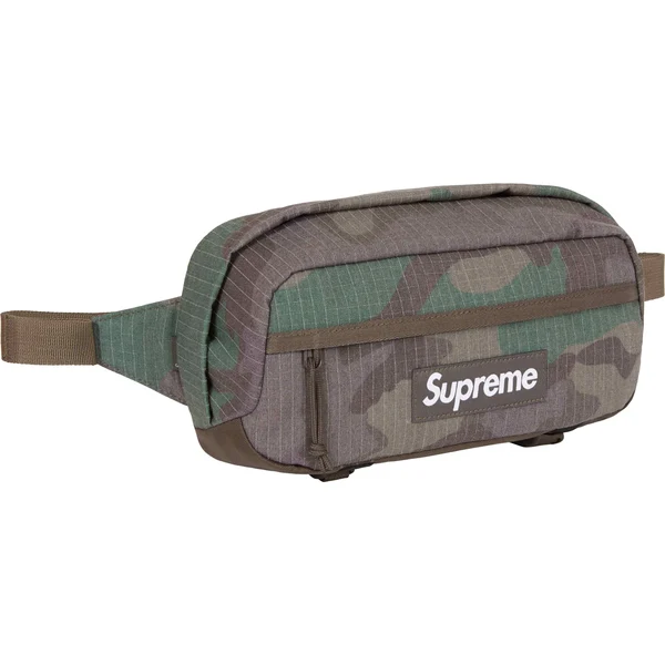 Supreme Waist Bag - Woodland Camo (front)