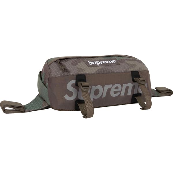 Supreme Waist Bag - Woodland Camo (front)