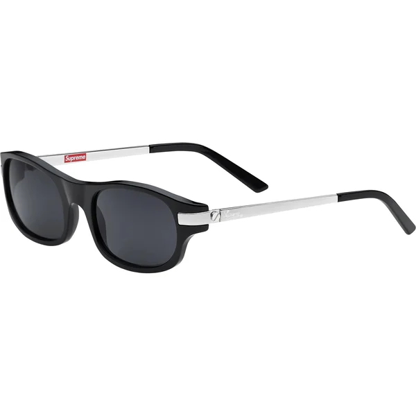 Supreme Walker Sunglasses - Black (front)