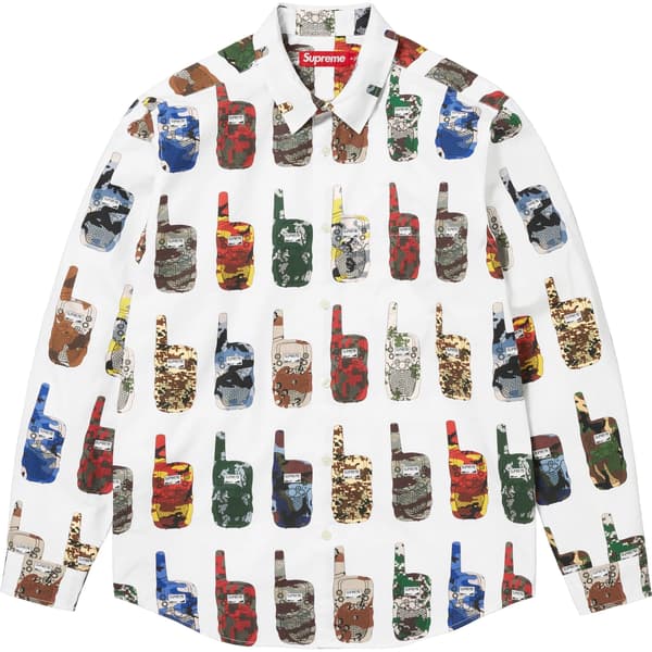 Supreme Walkie Talkie Shirt - White (front)