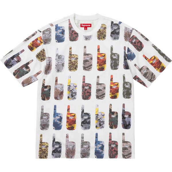 Supreme Walkie Talkie S/S Top - White (front)