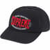 Supreme Warm Up 6-Panel - Black (front)