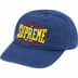Supreme Warm Up 6-Panel - Navy (front)