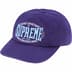 Supreme Warm Up 6-Panel - Purple (front)