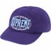 Supreme Warm Up 6-Panel - Purple (front)
