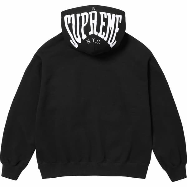 Supreme Warm Up Hooded Sweatshirt - Black (front)