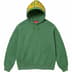 Supreme Warm Up Hooded Sweatshirt - Dusty Green (front)