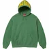 Supreme Warm Up Hooded Sweatshirt - Dusty Green (front)