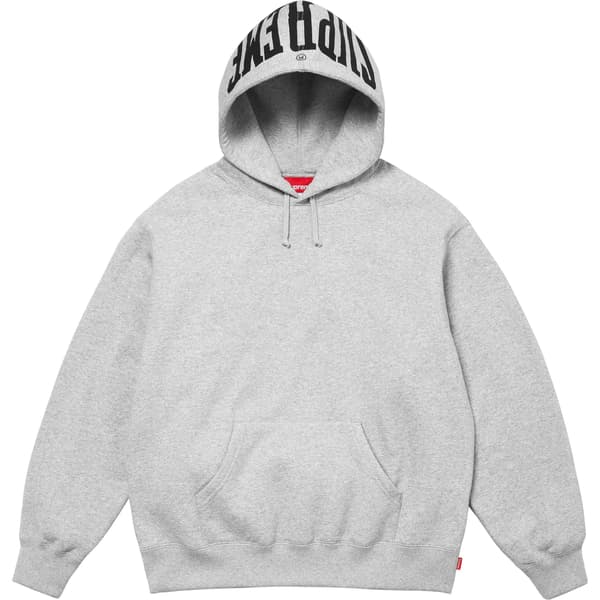 Supreme Warm Up Hooded Sweatshirt - Heather Grey (front)