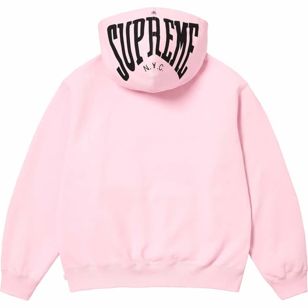 Supreme Warm Up Hooded Sweatshirt - Light Pink (front)