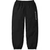 Supreme Warm Up Pant - Black (front)