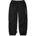 Supreme Warm Up Pant - Black (front)