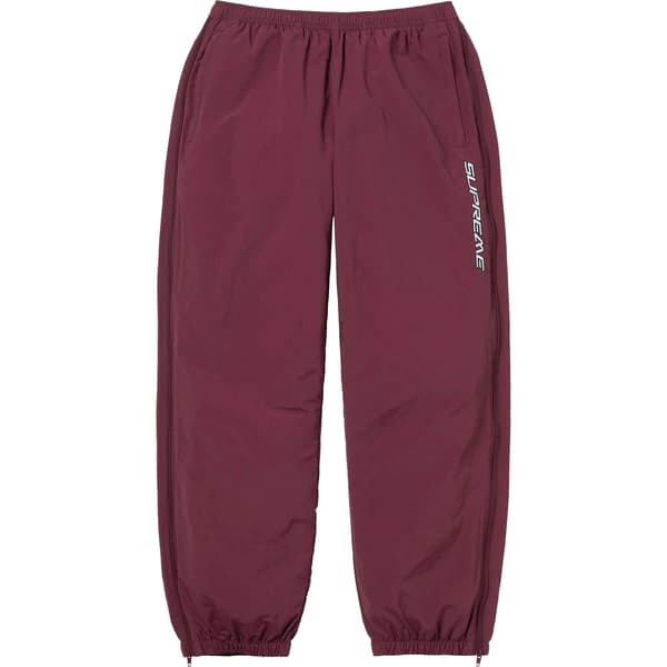 Supreme Warm Up Pant - Burgundy (front)
